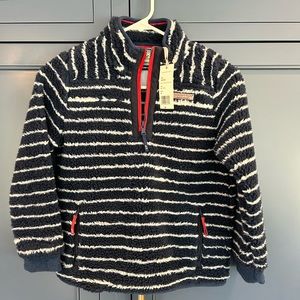 NWT. Vineyard Vines kids medium quarter zip Sherpa fleece.